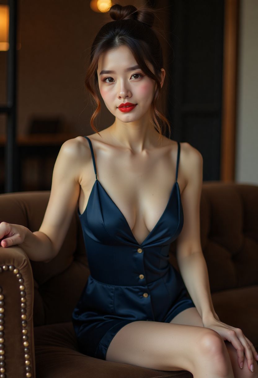 张楚岚与同伴走过街巷